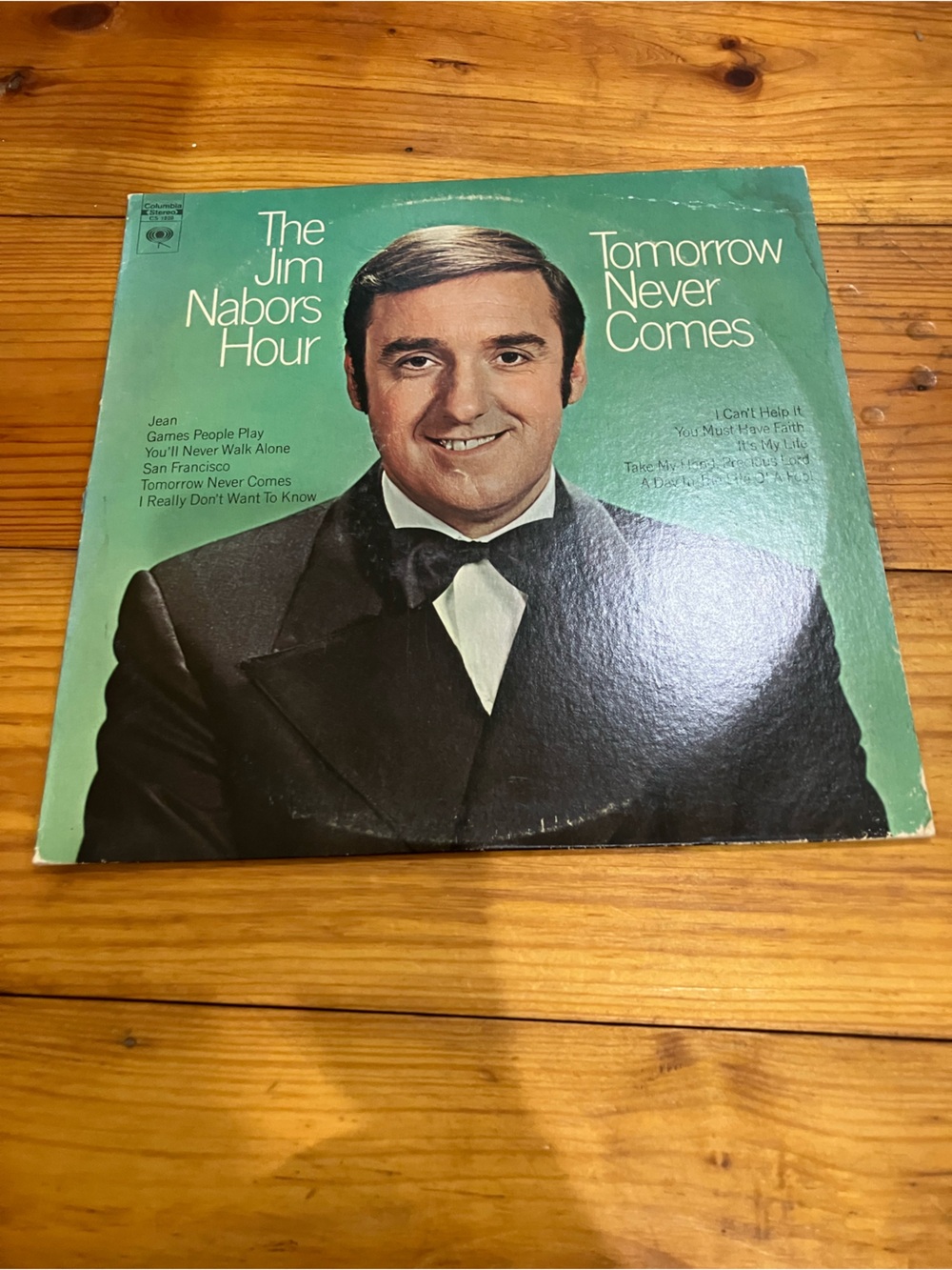 Columbia Red and Black 'The Jim Nabors Hour' Album Cover